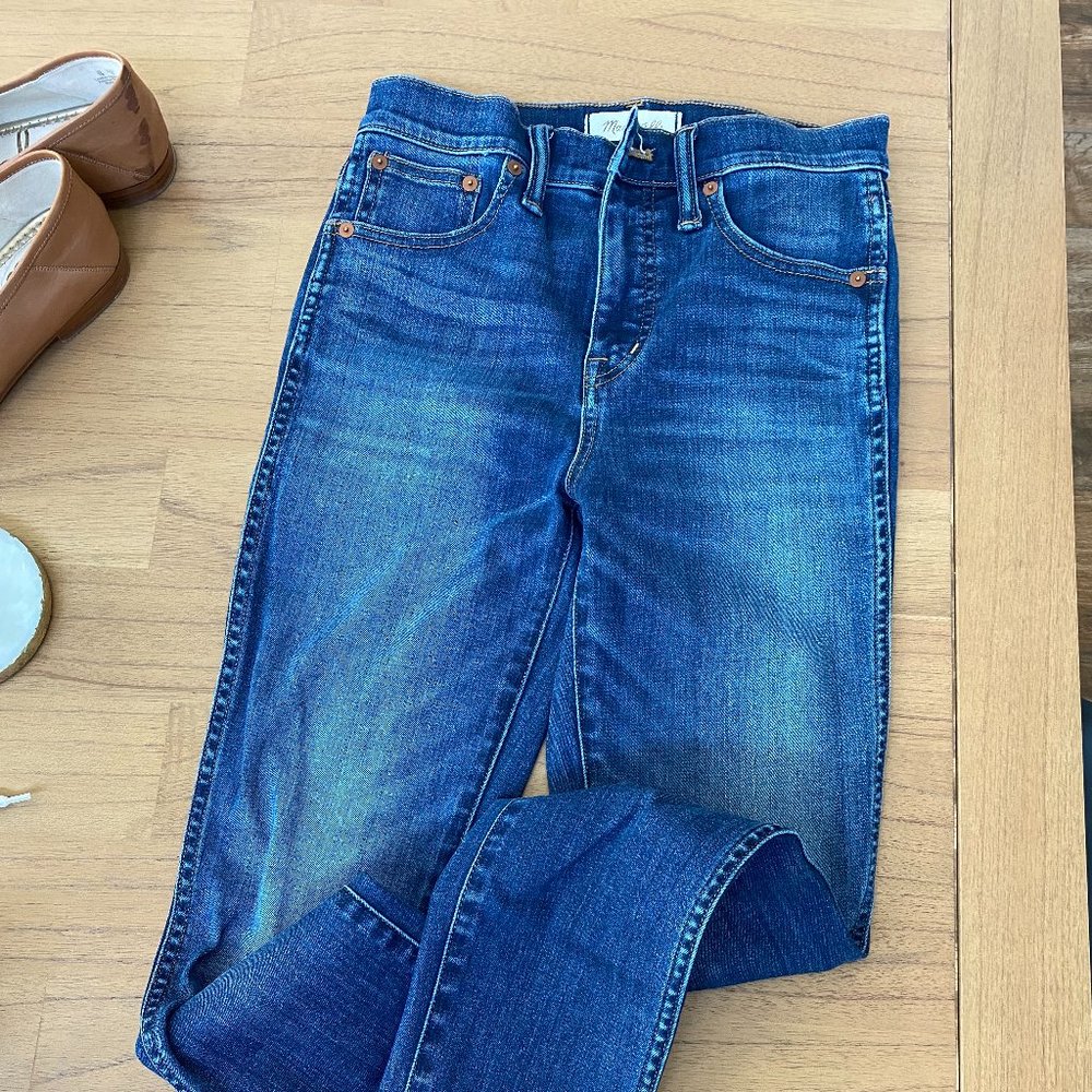 10" high rise Madewell jeans